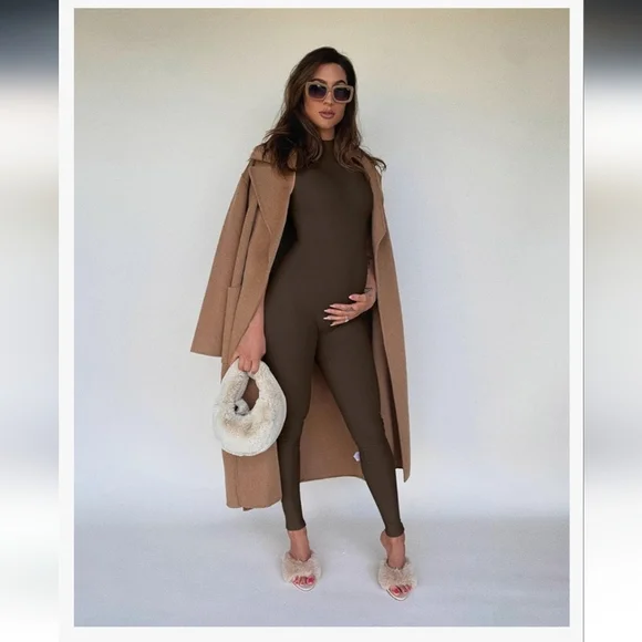 OQQ Sleeveless Brown Jumpsuit - Picture 8 of 8